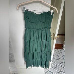 Lovers and friends ruffle midi dress